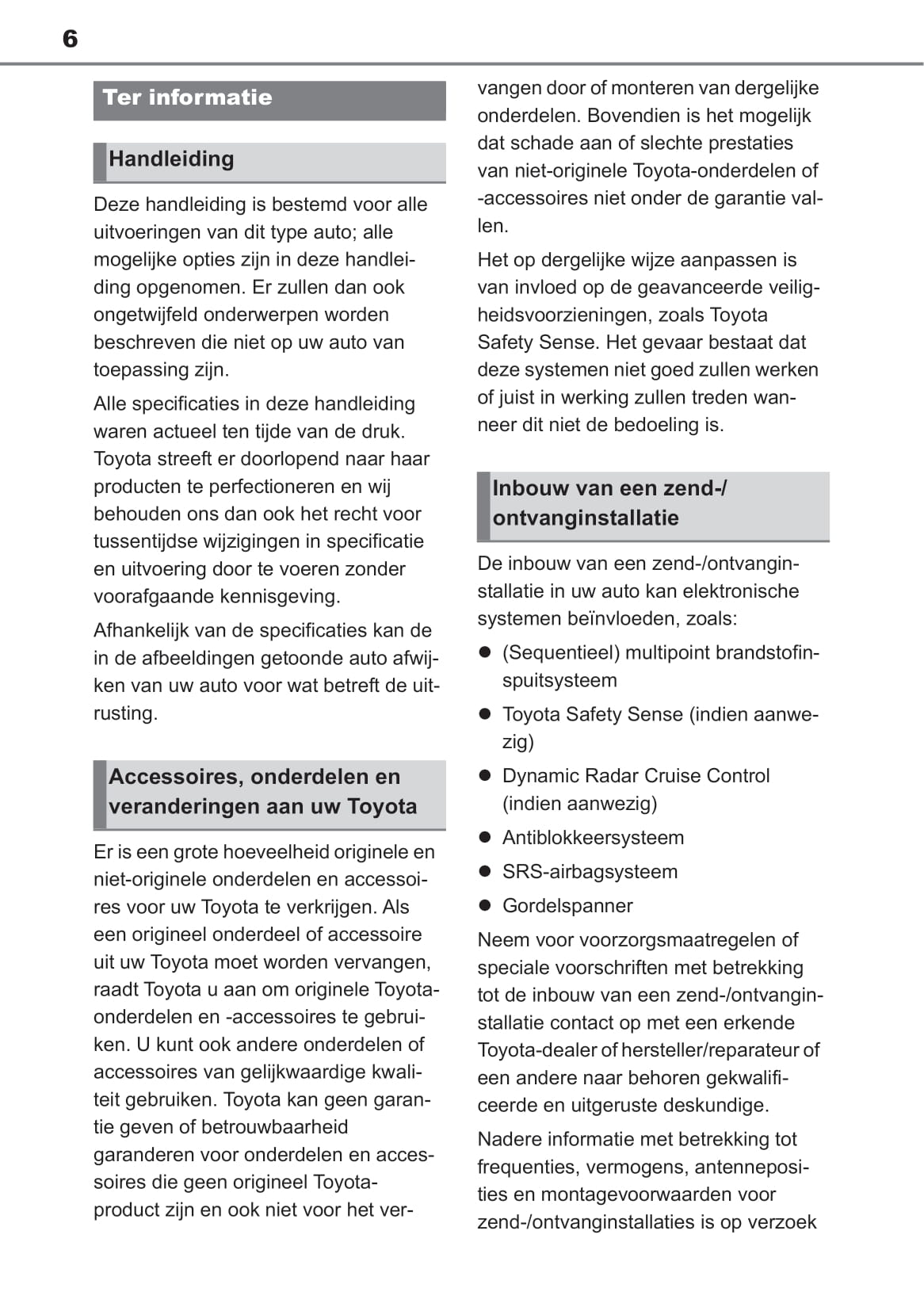 2020-2021 Toyota Yaris GR Gebruikershandleiding | Nederlands