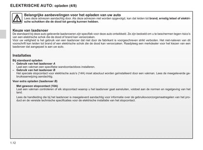 2019-2020 Renault Kangoo Z.E. Owner's Manual | Dutch