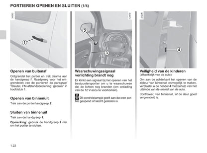 2019-2020 Renault Kangoo Z.E. Owner's Manual | Dutch