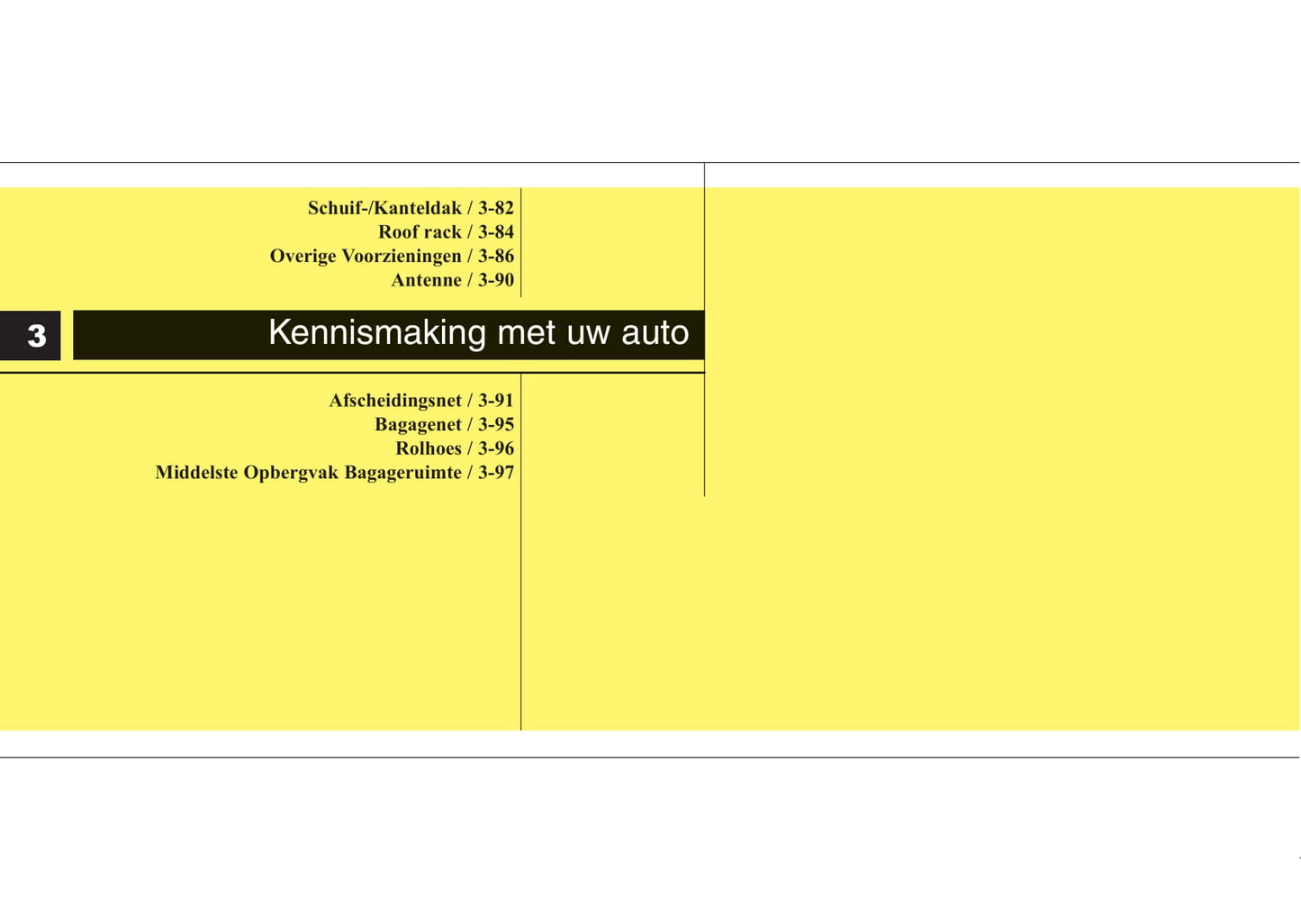 2008-2009 Kia Sorento Owner's Manual | Dutch