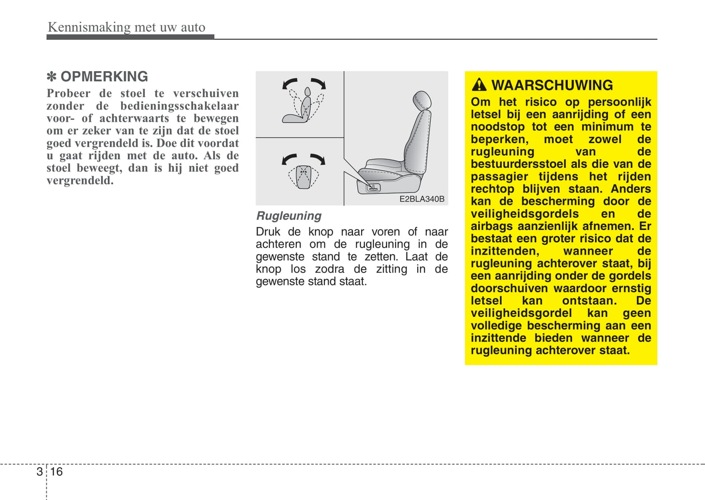 2008-2009 Kia Sorento Owner's Manual | Dutch