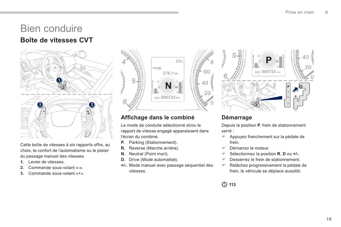 2011-2013 Peugeot 4008 Owner's Manual | French