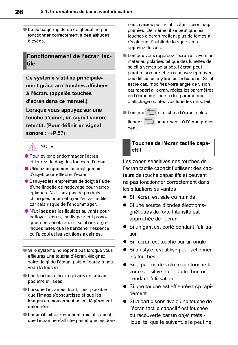 Toyota Rav4 Navigation / Multimediasysteem Guide d'utilisation 2019 - 2023