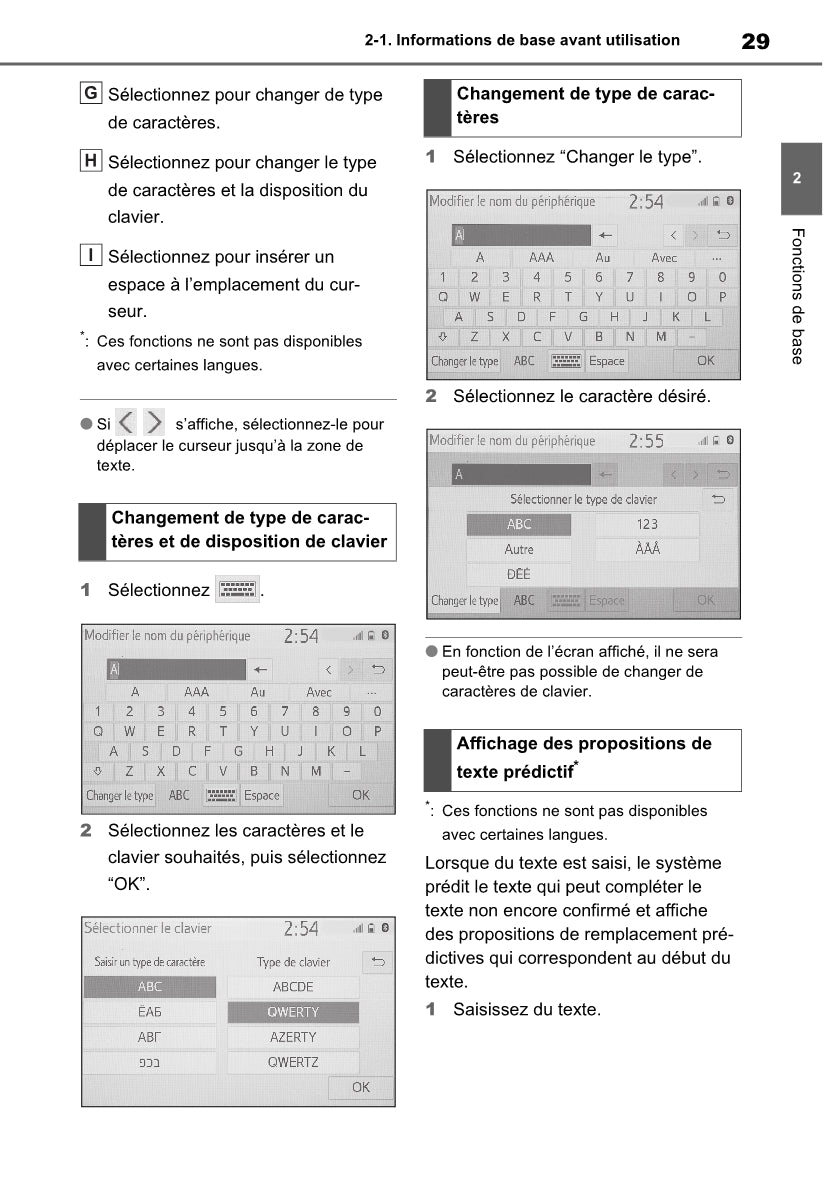 Toyota Rav4 Navigation / Multimediasysteem Guide d'utilisation 2019 - 2023