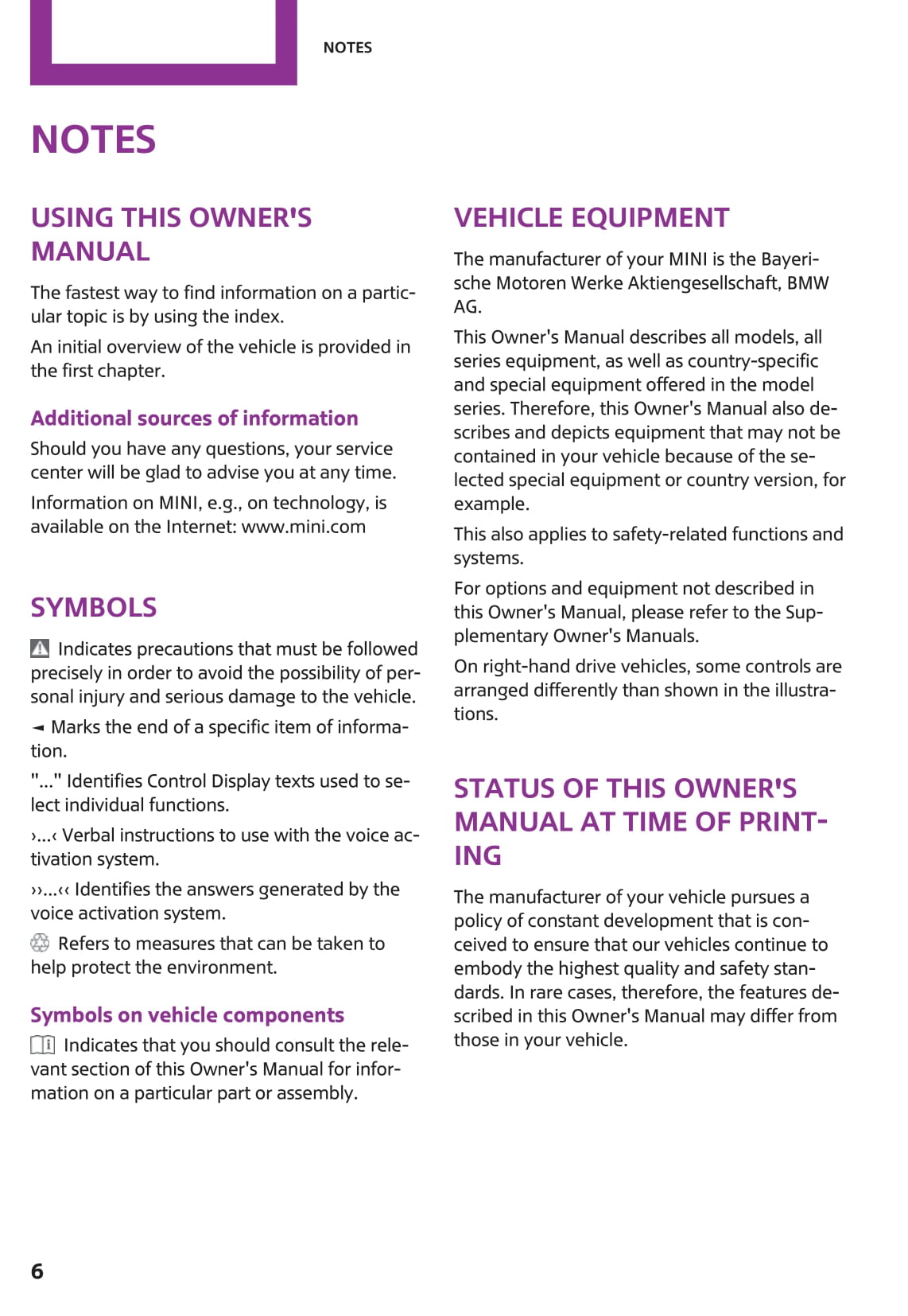 2011-2015 Mini Convertible/Coupé/Roadster Gebruikershandleiding | Engels