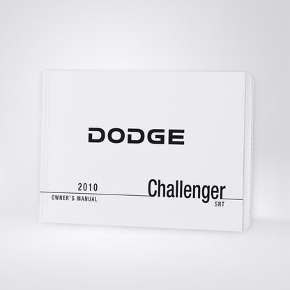 2010 Dodge Challenger SRT Gebruikershandleiding | Engels