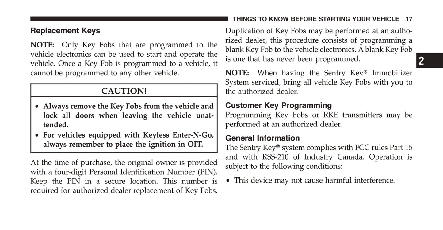 2010 Dodge Challenger SRT Owner's Manual | English