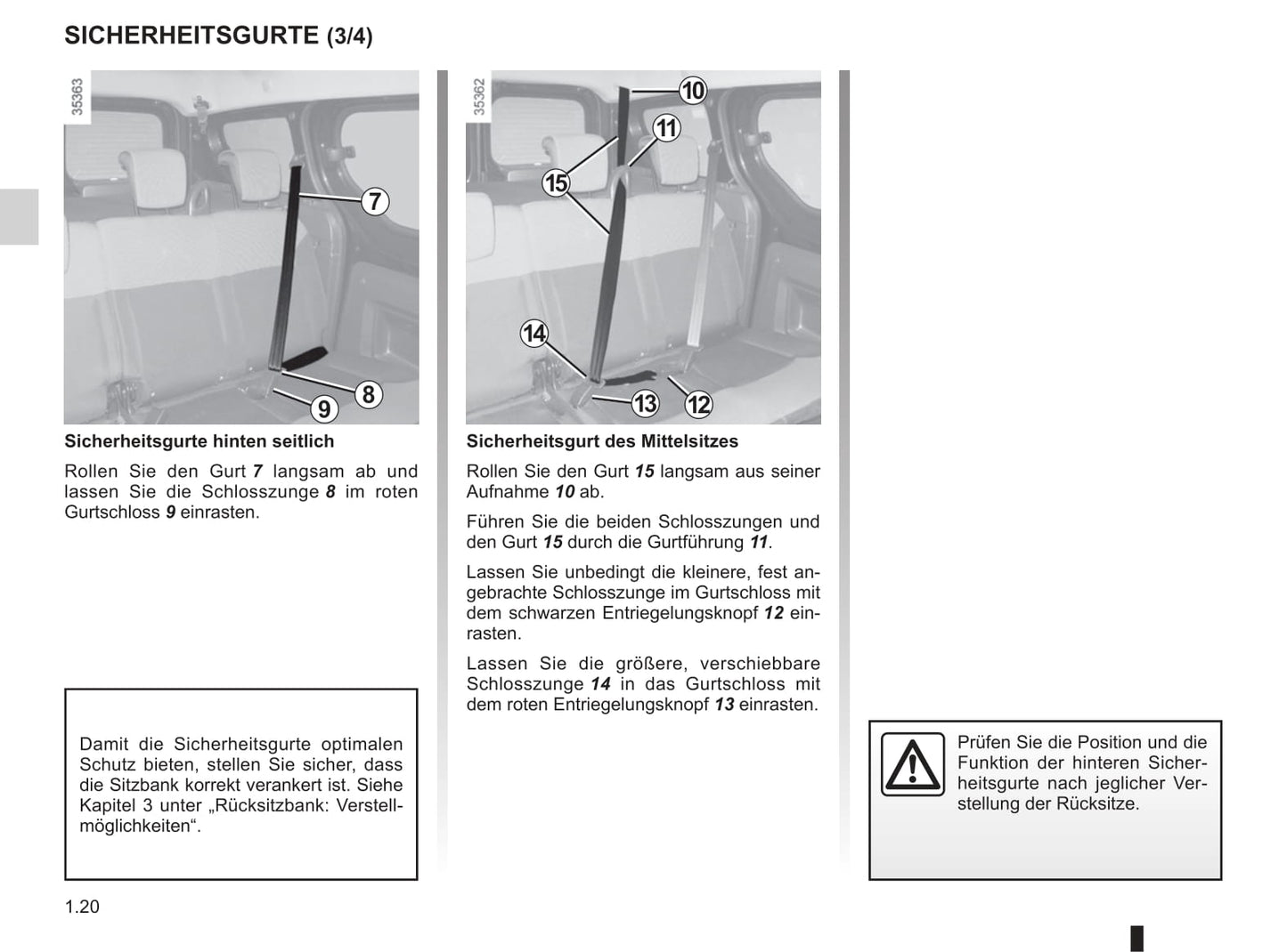 2013-2014 Dacia Dokker Gebruikershandleiding | Duits