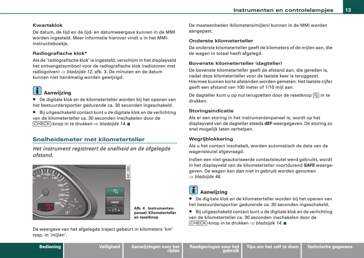 2008-2011 Audi A6 Allroad Quattro Owner's Manual | Dutch