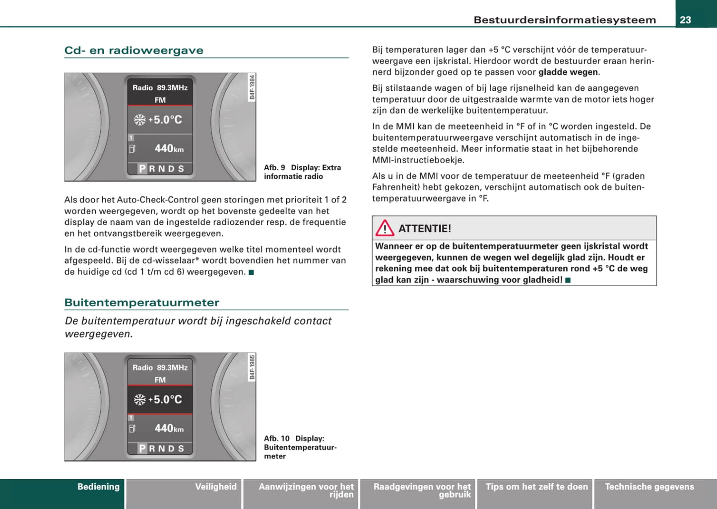 2008-2011 Audi A6 Allroad Quattro Owner's Manual | Dutch