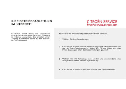 2011-2012 Citroën Berlingo First Owner's Manual | German