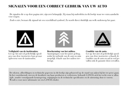 2002-2008 Lancia Thesis Gebruikershandleiding | Nederlands