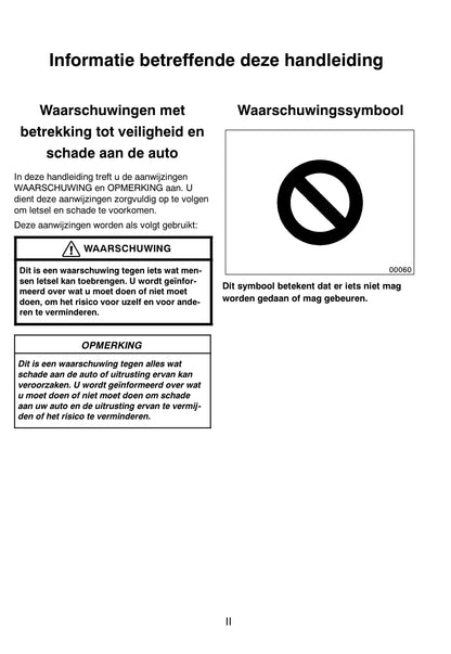 2011-2012 Toyota RAV4 Owner's Manual | Dutch