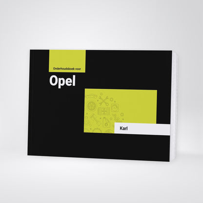 Onderhoudsboekje voor Opel Karl 2016 - 2019