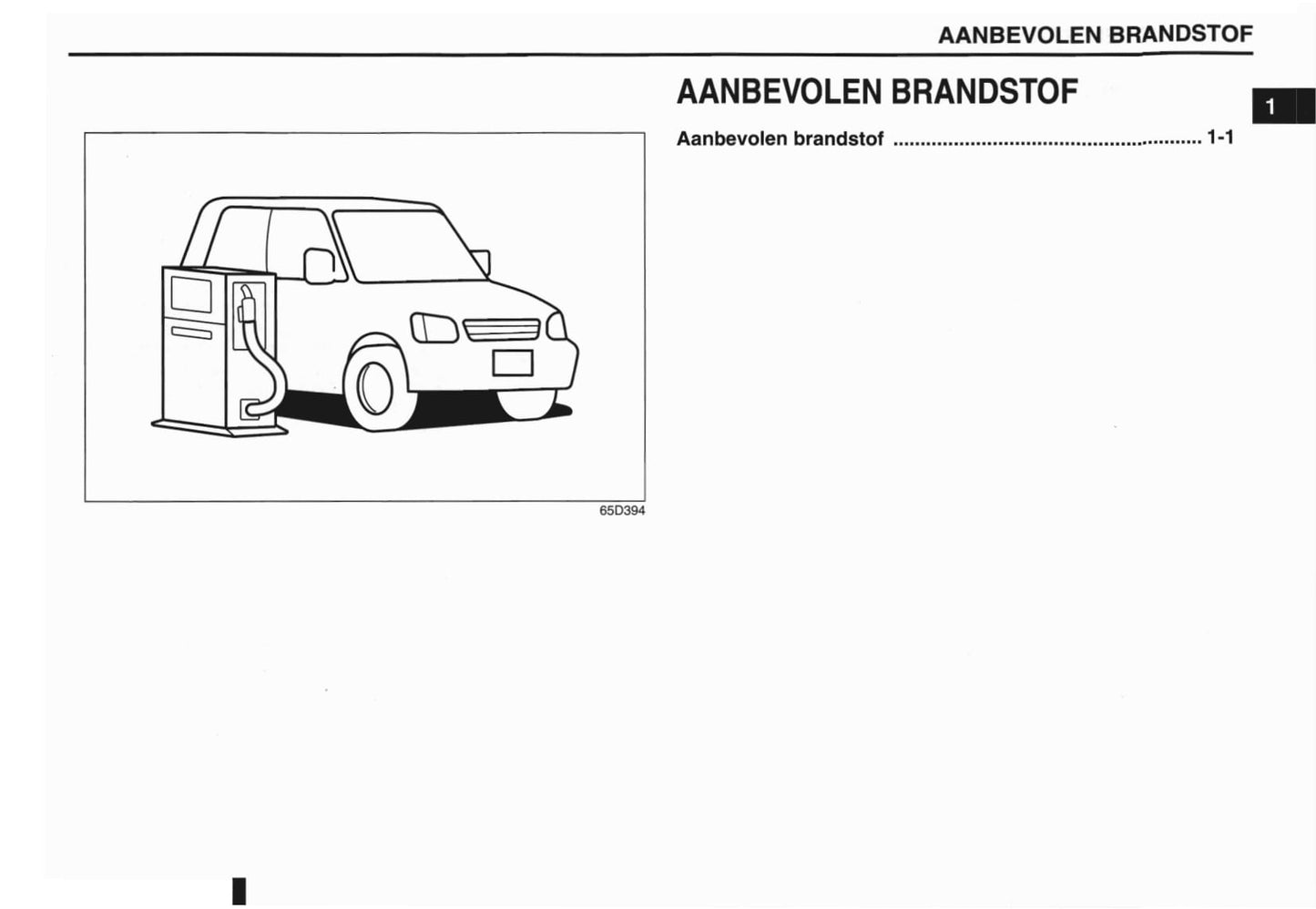 2009-2014 Nissan Pixo Owner's Manual | Dutch
