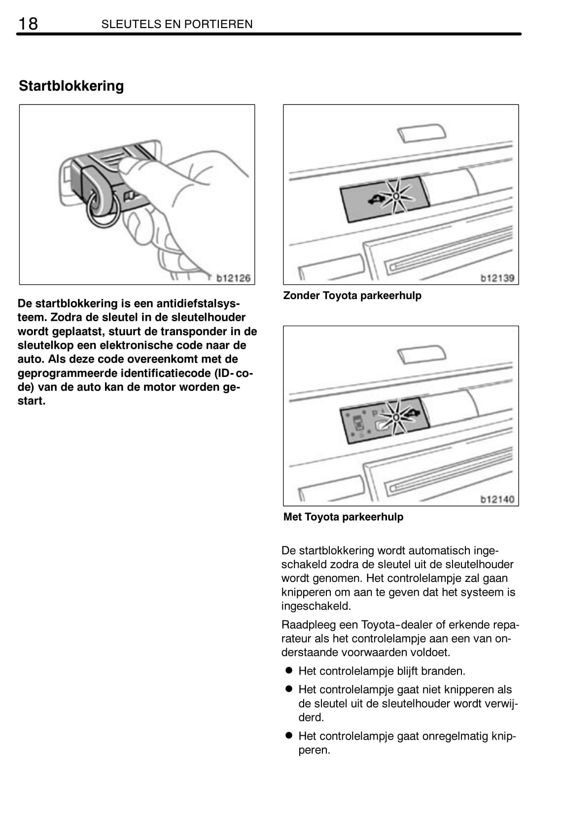 2007-2008 Toyota Corolla Owner's Manual | Dutch