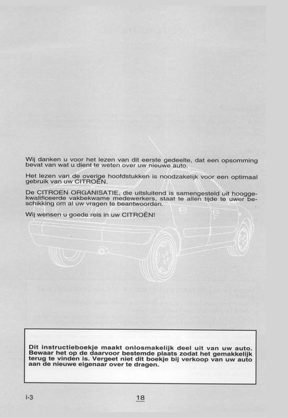 1997-2000 Citroën Xsara Gebruikershandleiding | Nederlands