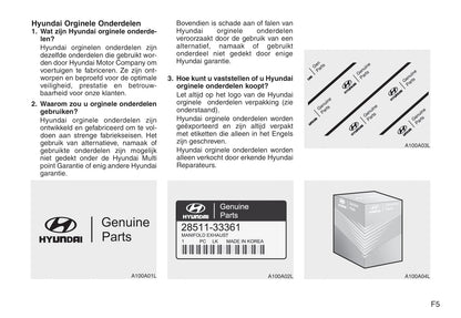 2010-2011 Hyundai i20 Gebruikershandleiding | Nederlands