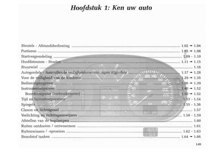 2001-2002 Renault Mégane Gebruikershandleiding | Nederlands