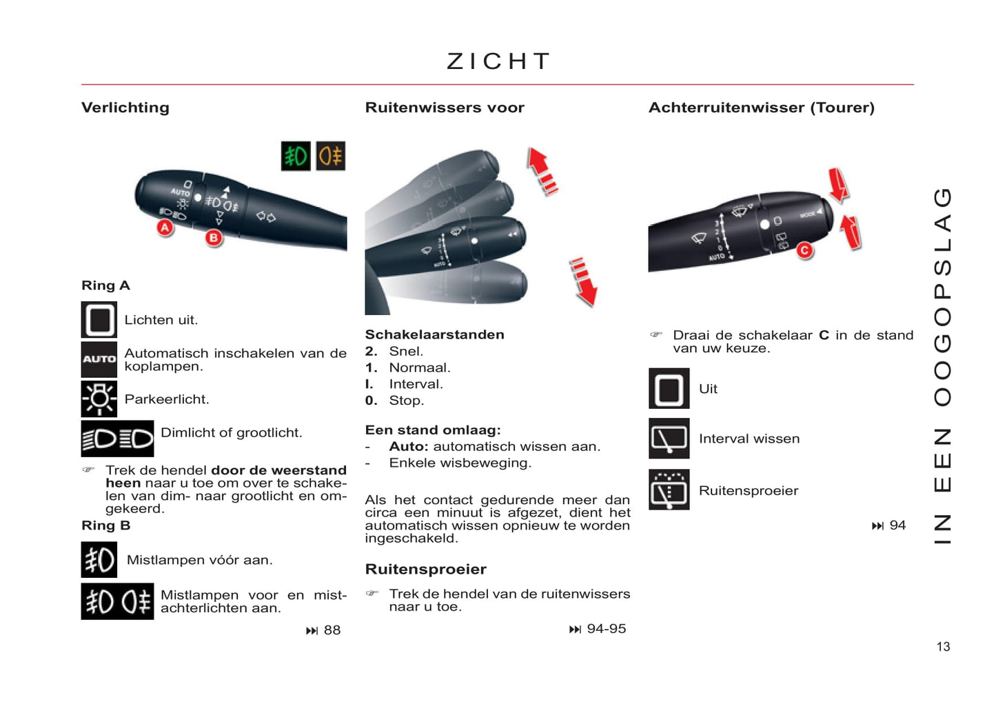 2011-2012 Citroën C5 Owner's Manual | Dutch