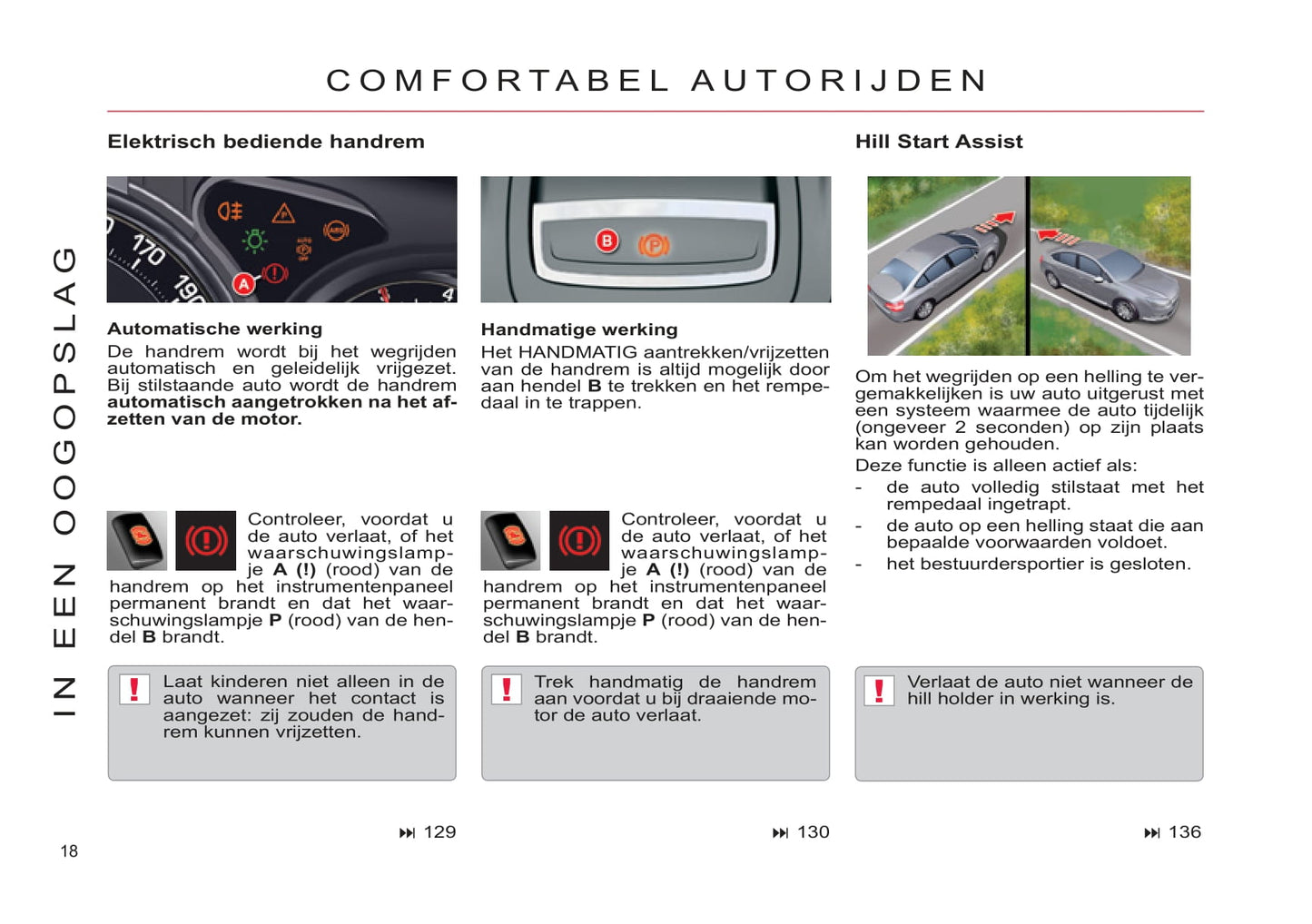 2011-2012 Citroën C5 Owner's Manual | Dutch