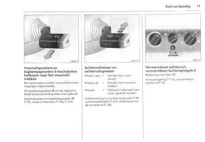 2005-2010 Opel Meriva Owner's Manual | Dutch