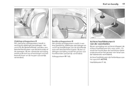 2005-2010 Opel Meriva Owner's Manual | Dutch