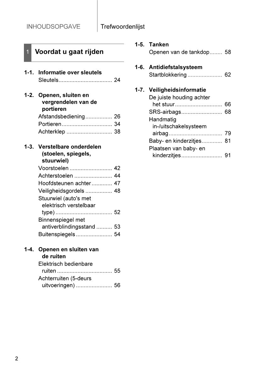 2013-2014 Toyota Aygo Gebruikershandleiding | Nederlands