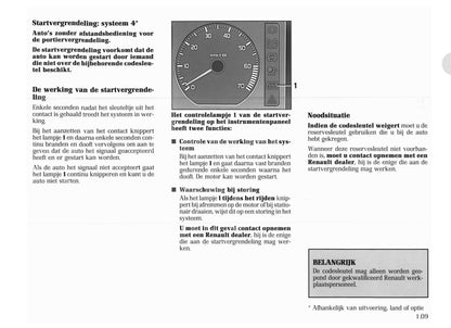 1996-1998 Renault Clio Owner's Manual | Dutch