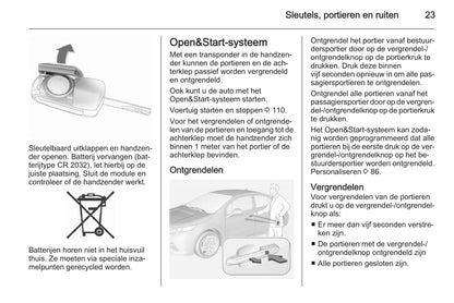 2011-2015 Opel Ampera Gebruikershandleiding | Nederlands
