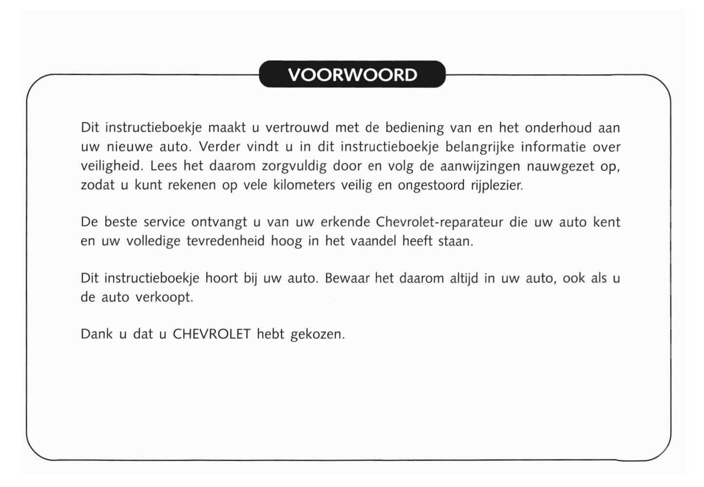 2006-2011 Chevrolet Captiva Gebruikershandleiding | Nederlands