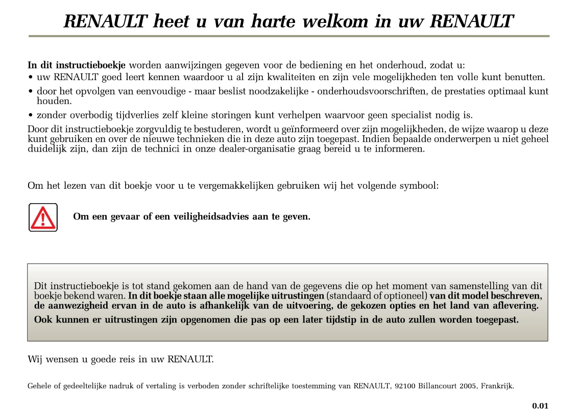 2005-2007 Renault Laguna Gebruikershandleiding | Nederlands