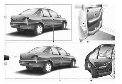 1994-1997 Peugeot 306 Bedienungsanleitung | Niederländisch