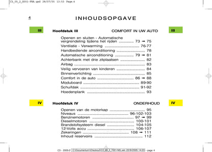 2005-2009 Citroën C3 Manuel du propriétaire | Néerlandais