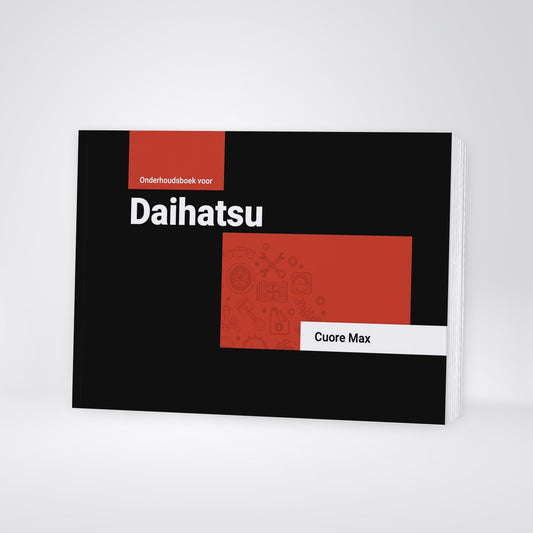 Onderhoudsboekje voor Daihatsu Cuore Max 2003 - 2007