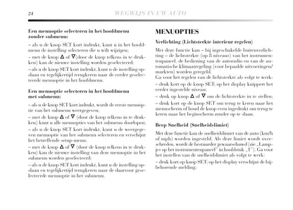 2008-2011 Lancia Delta Owner's Manual | Dutch