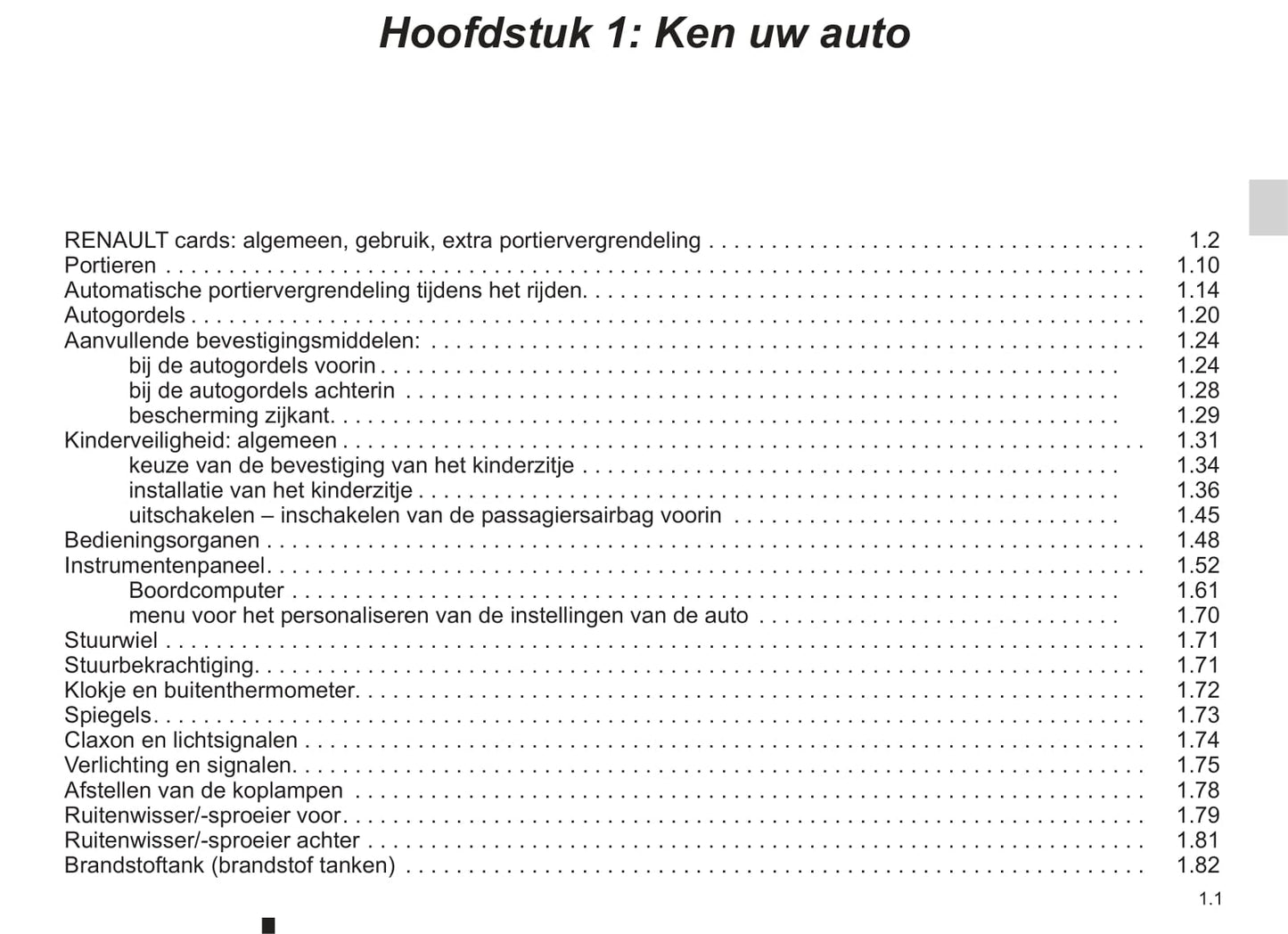2009-2014 Renault Scenic Gebruikershandleiding | Nederlands