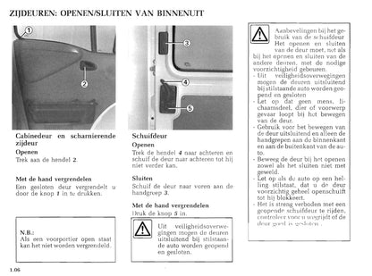 1999-2000 Renault Master Gebruikershandleiding | Nederlands