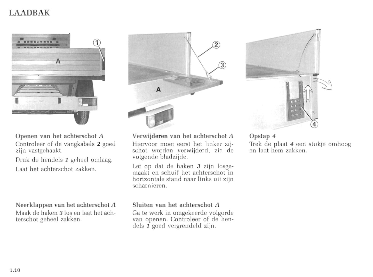 1999-2000 Renault Master Owner's Manual | Dutch