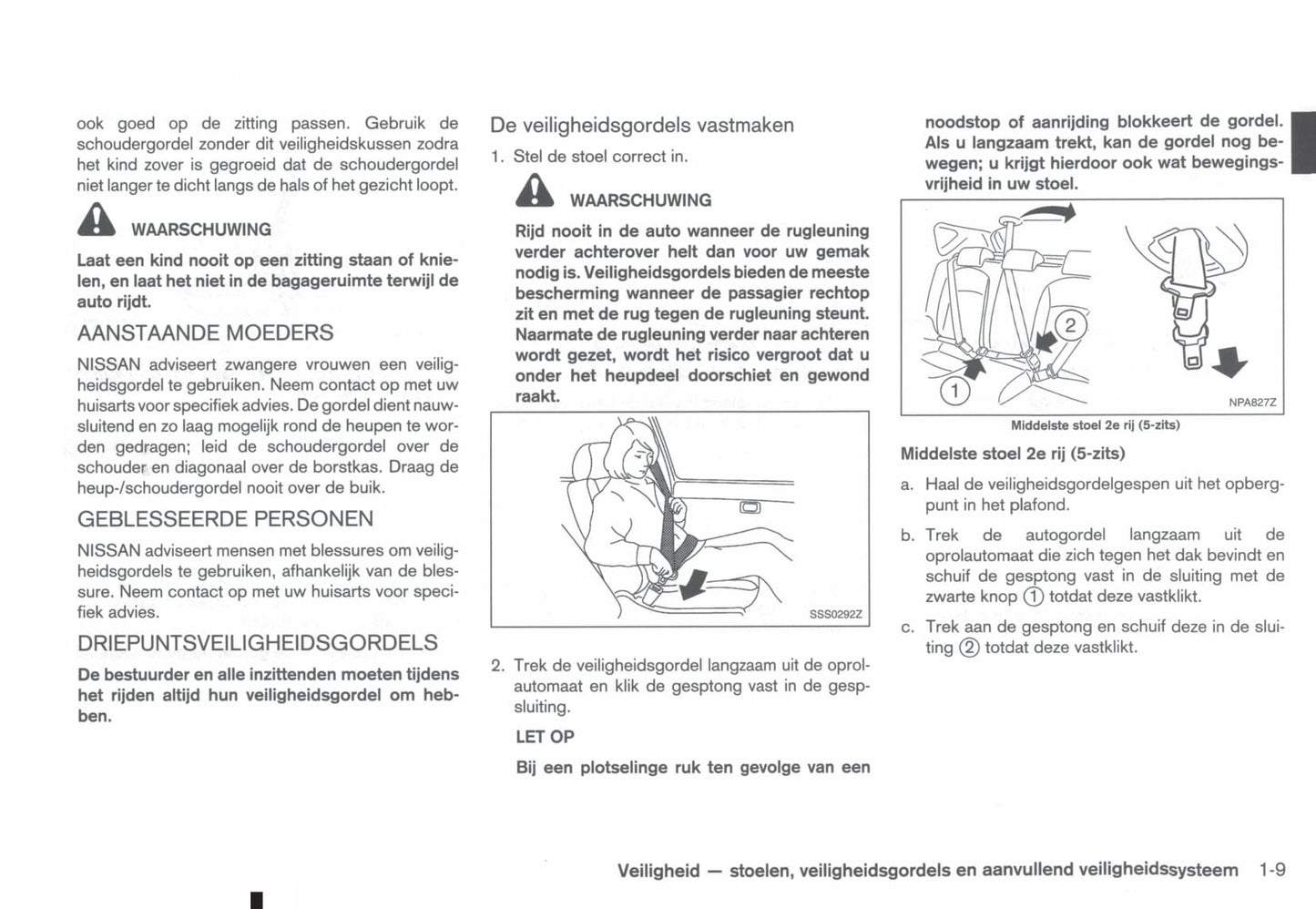 2010-2014 Nissan Qashqai Owner's Manual | Dutch
