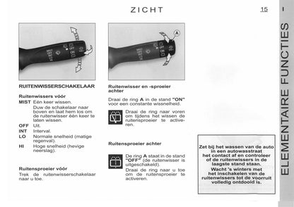 2005-2006 Citroën C1 Bedienungsanleitung | Niederländisch