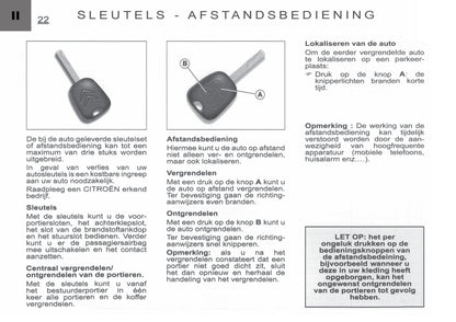 2005-2006 Citroën C1 Bedienungsanleitung | Niederländisch