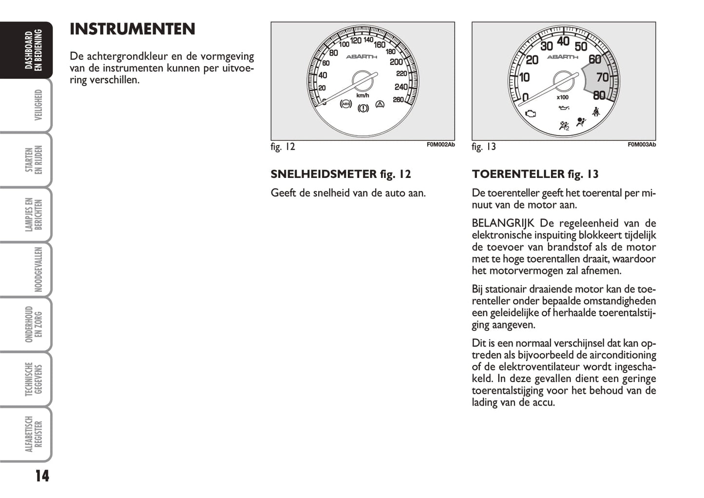 2007-2010 Abarth Grande Punto Gebruikershandleiding | Nederlands