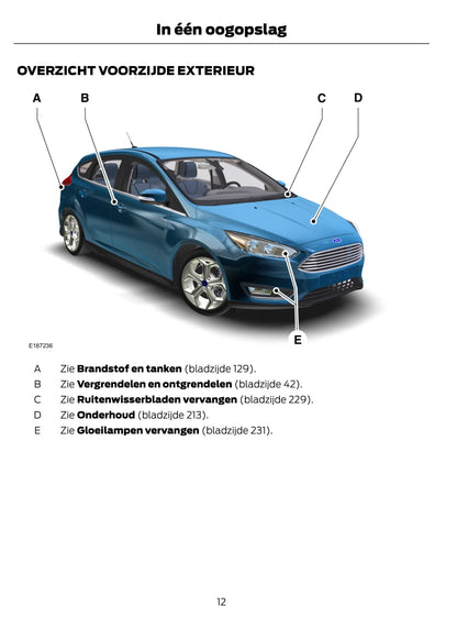 2015 Ford Focus Gebruikershandleiding | Nederlands