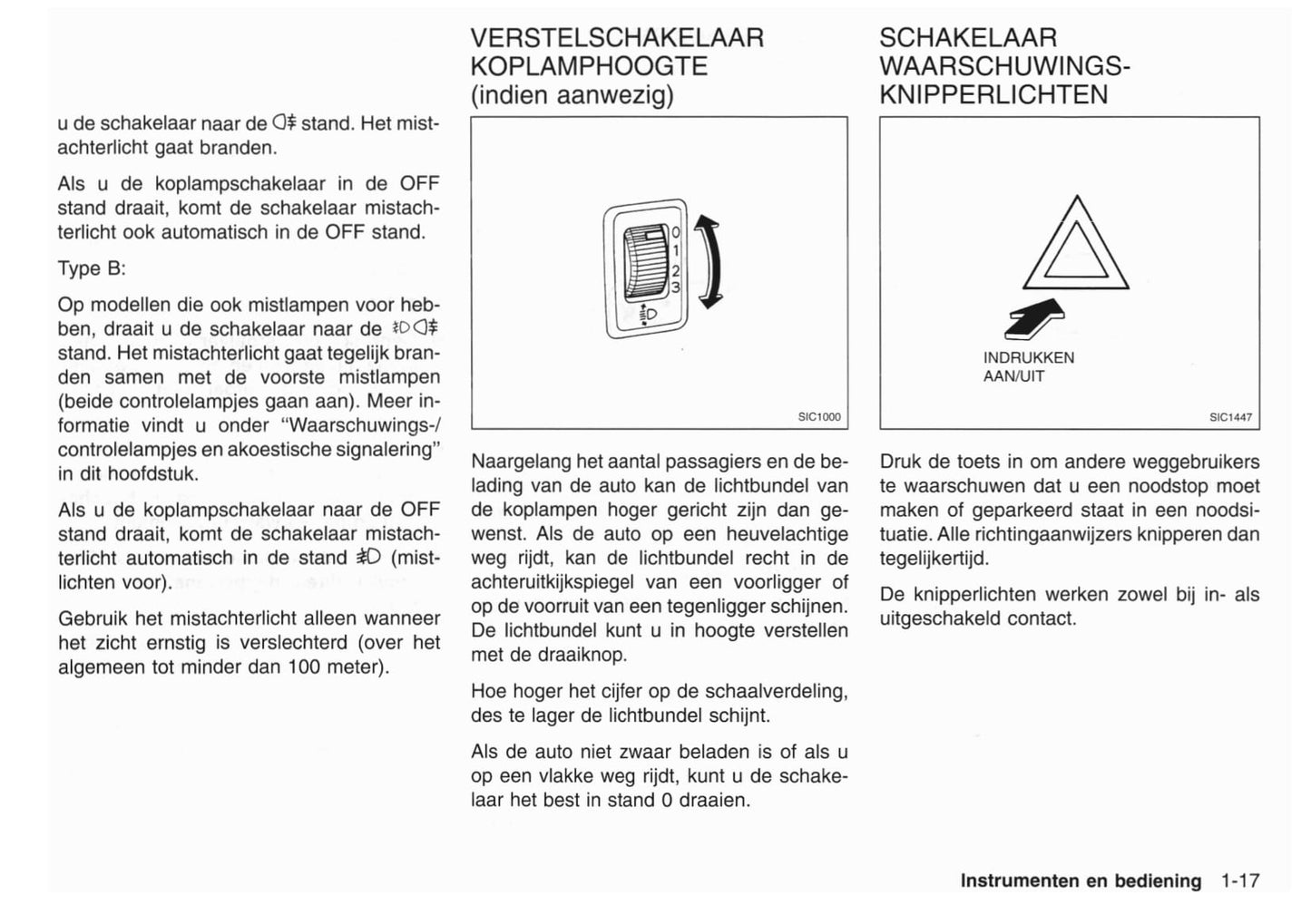 2001-2002 Nissan X-Trail Owner's Manual | Dutch