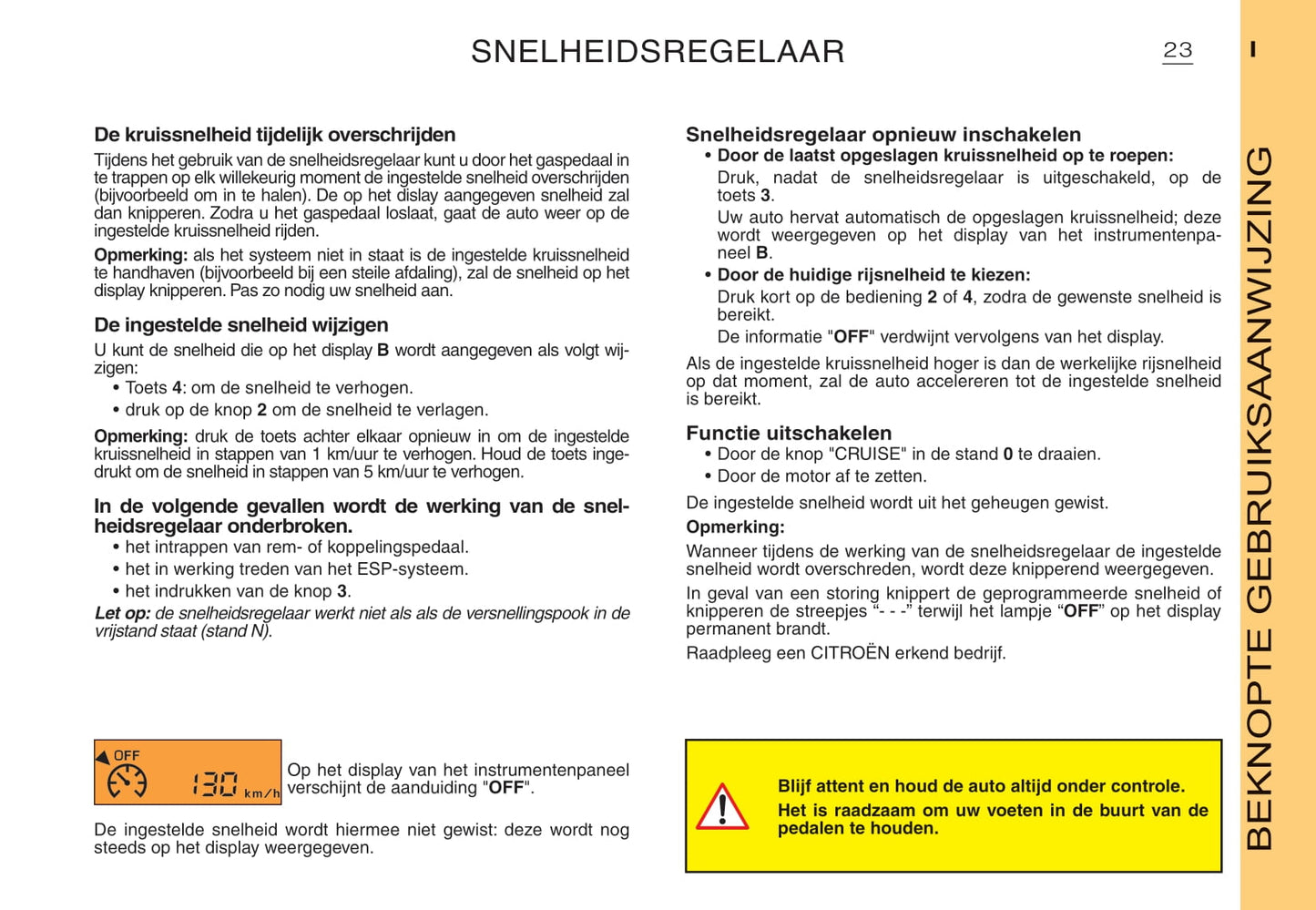 2006-2007 Citroën C2 Owner's Manual | Dutch
