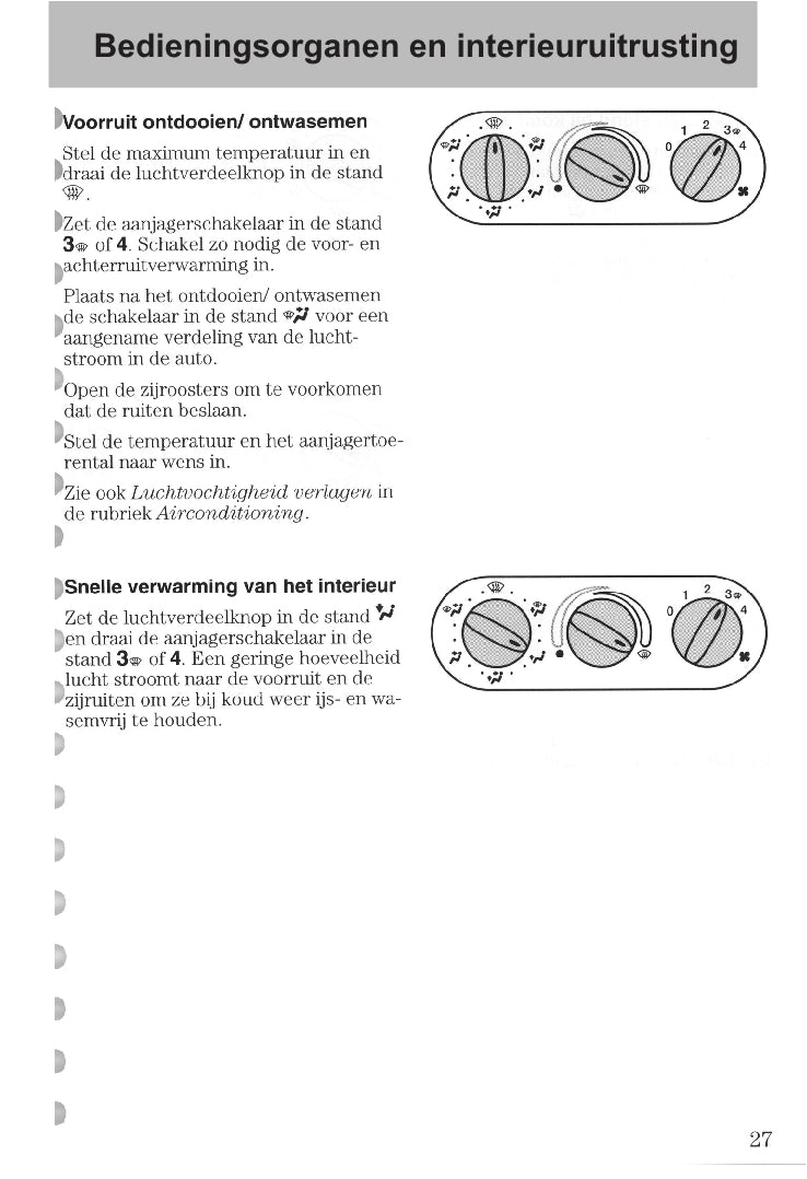 1997-2008 Ford Ka Owner's Manual | Dutch