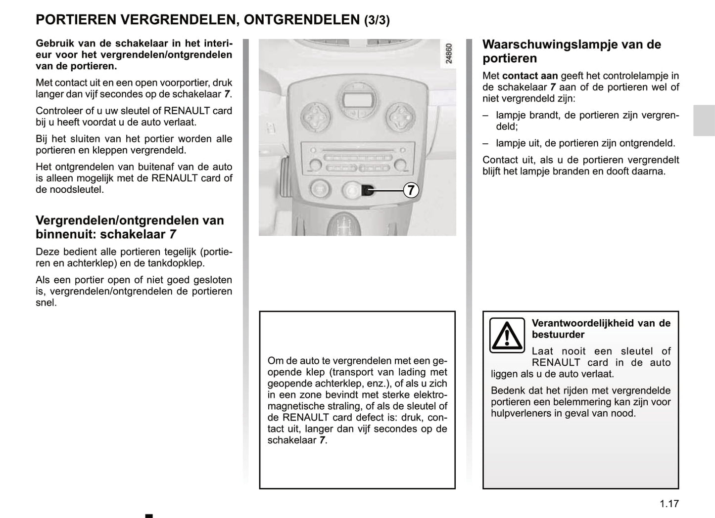 2012 Renault Clio Owner's Manual | Dutch