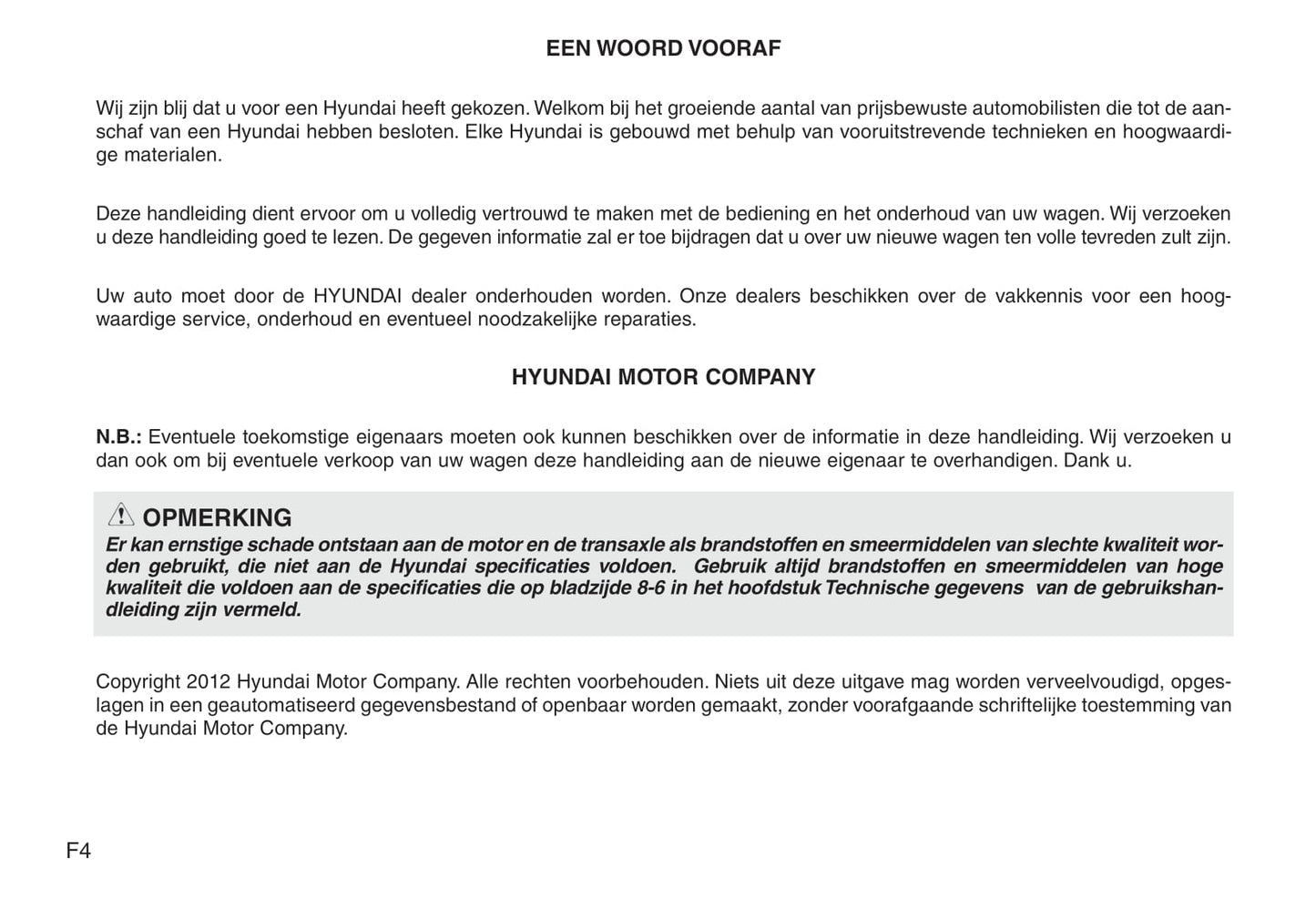 2011-2014 Hyundai i40 Gebruikershandleiding | Nederlands