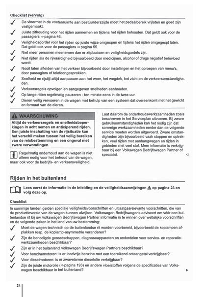 2009-2015 Volkswagen Amarok Owner's Manual | Dutch
